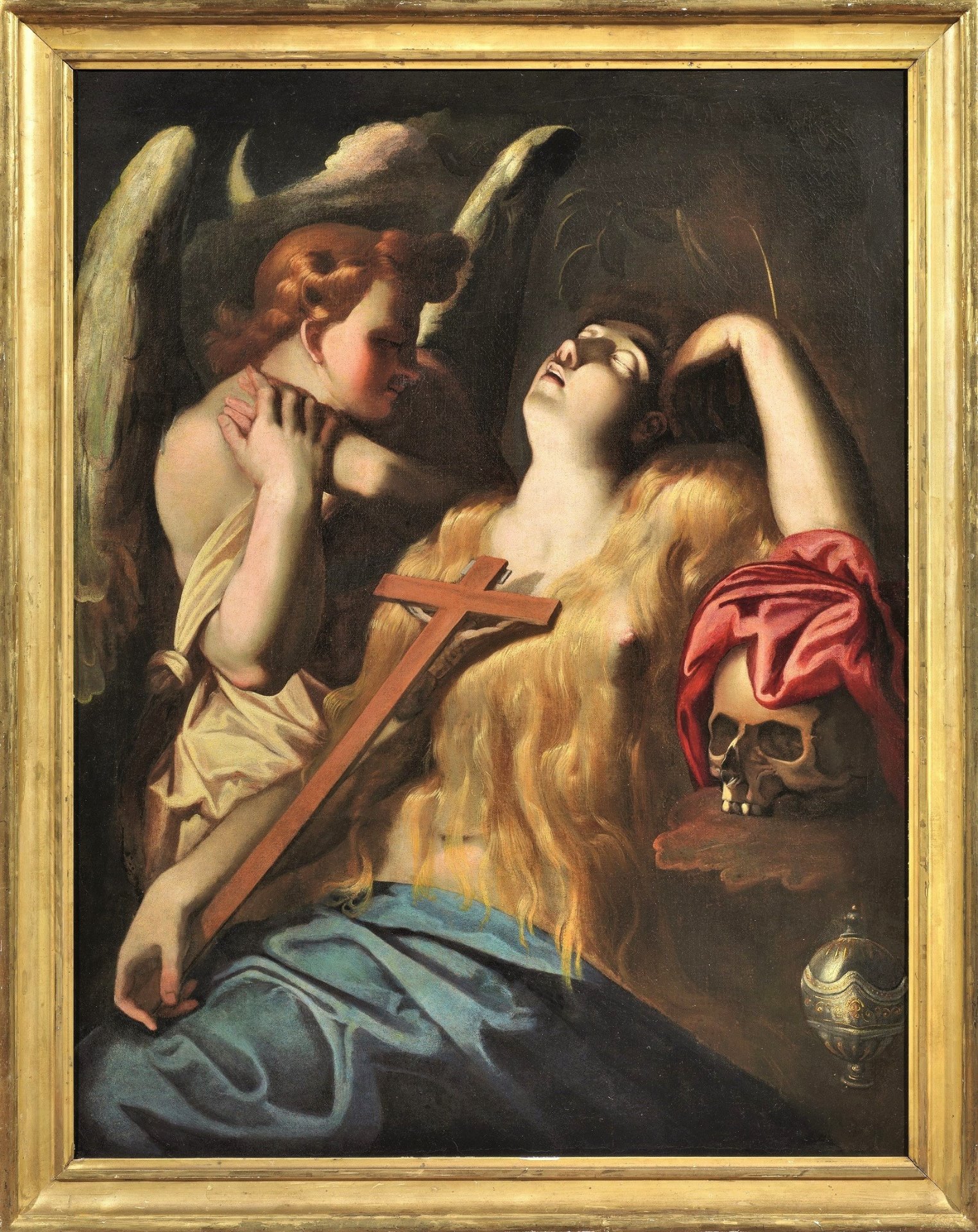 El Éxtasis de María Magdalena, escuela francesa del siglo XVII, VENDIDO